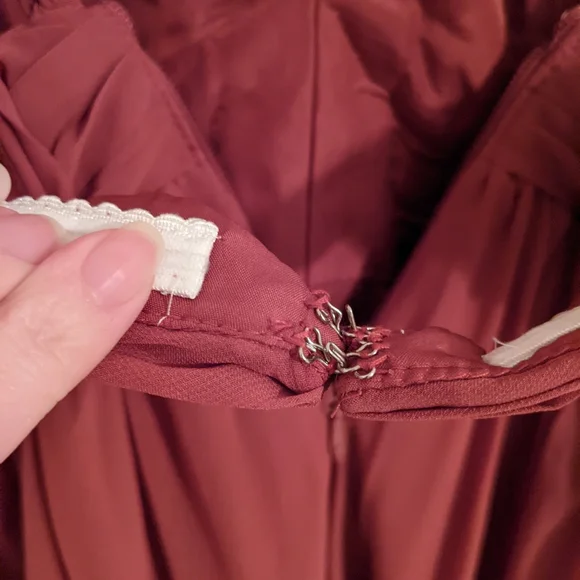 Azazie terra cotta long formal dress - Picture 10 of 13